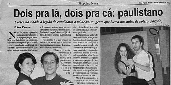 Aula de Dança de Salão no Estúdio André Toffani
