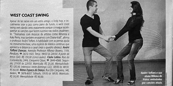 Aula de Dança de Salão no Estúdio André Toffani